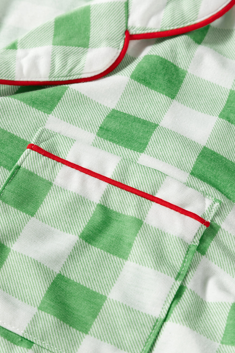 LIZAKOSHT  -  Plaid Collared Neck Long Sleeve Top and Pants Set