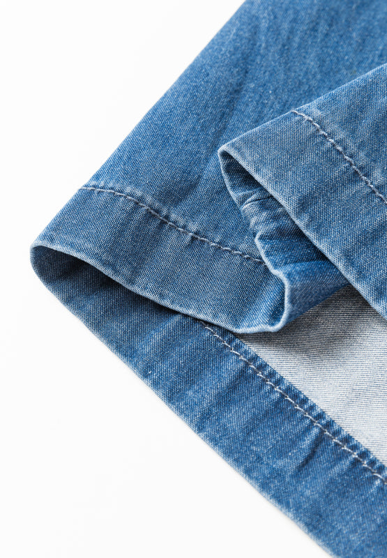 LIZAKOSHT  -  Smocked Wide Leg Jeans