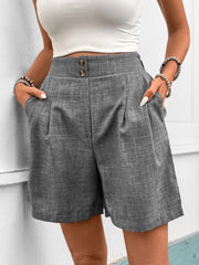 LIZAKOSHT  -  Perfee Frill Shorts with Pockets