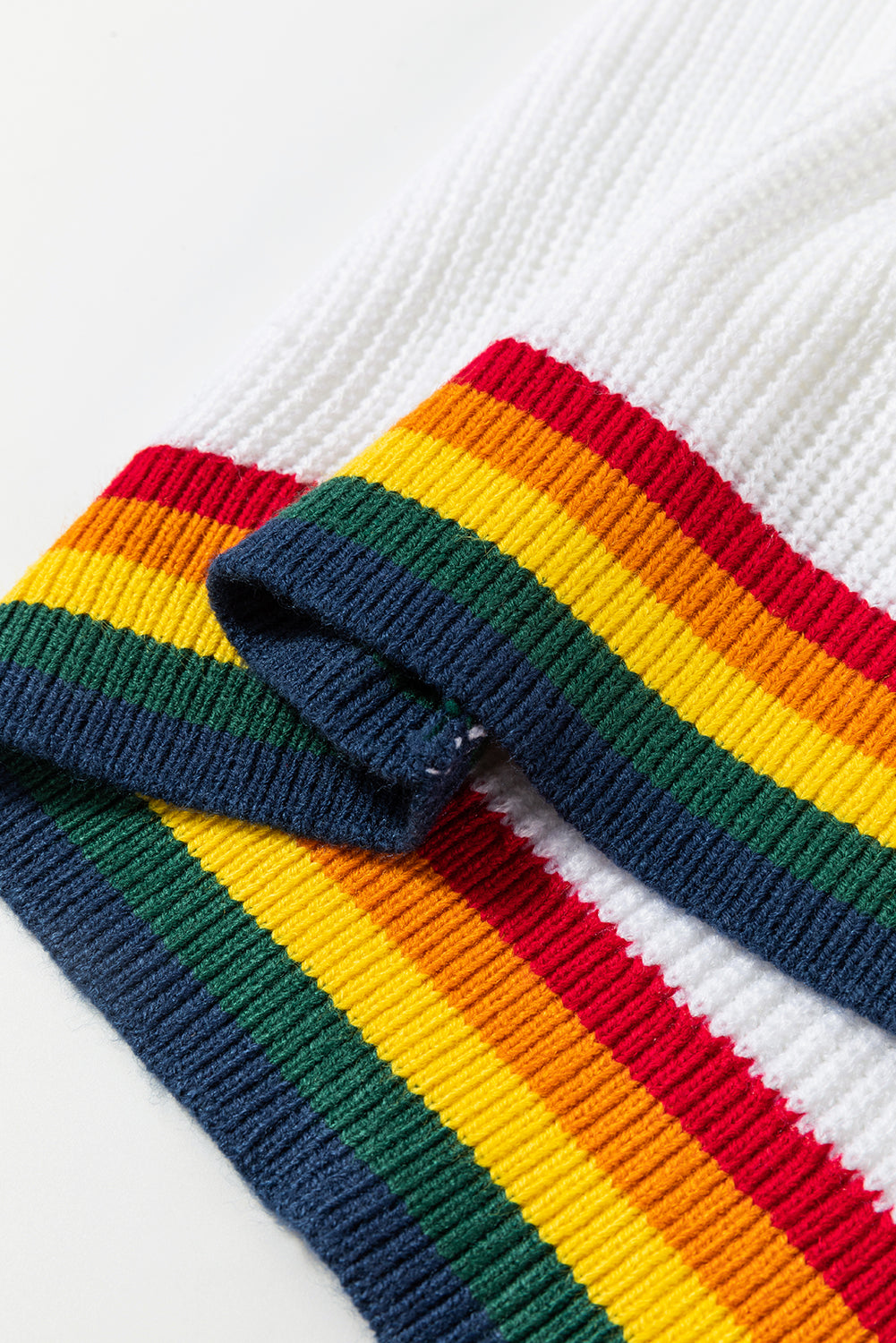 LIZAKOSHT  -  MERRY & BRIGHT Ribbed Round Neck Sweater