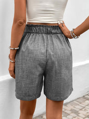 LIZAKOSHT  -  Perfee Frill Shorts with Pockets