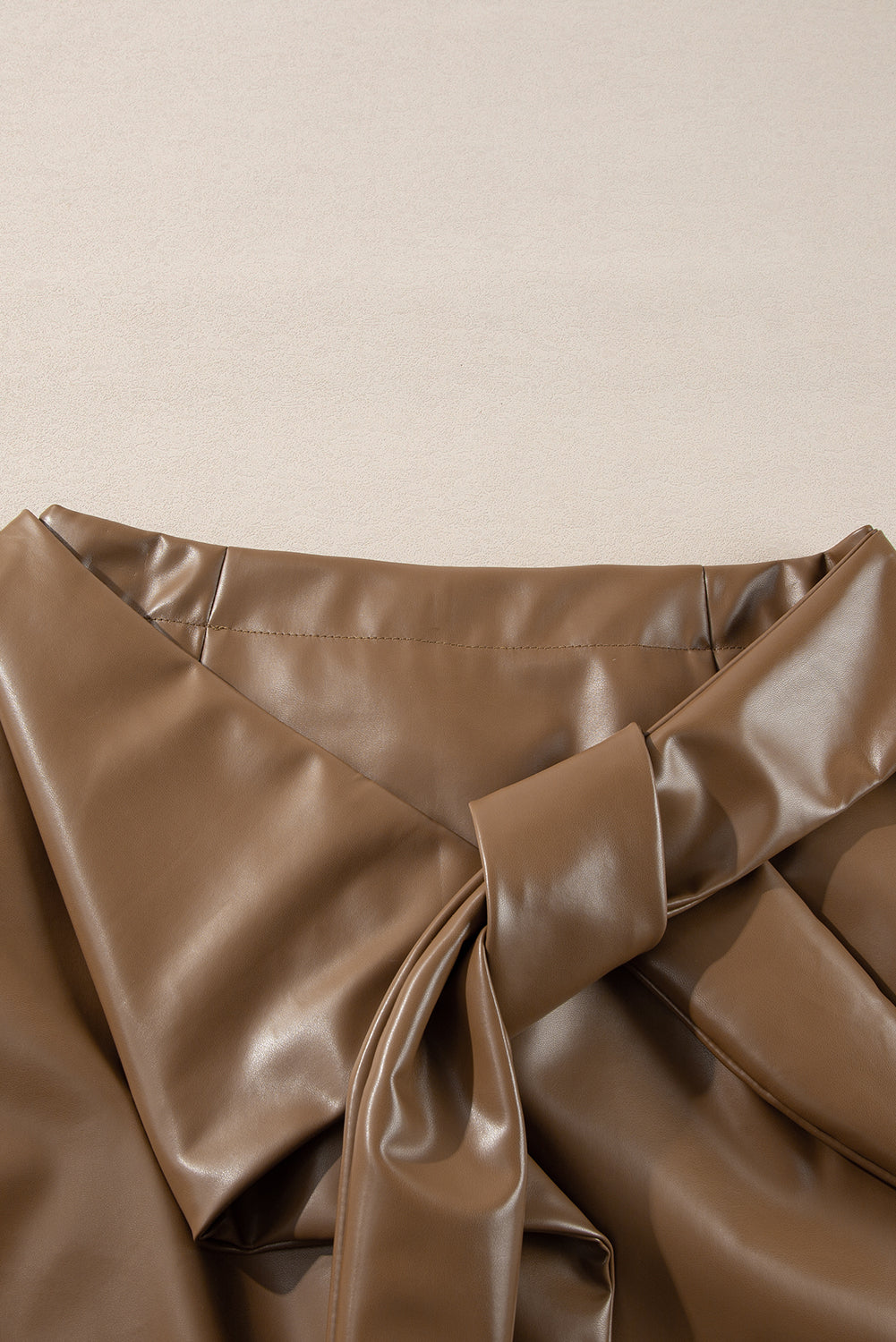 LIZAKOSHT  -  Bowknot Elastic Waist Mini Skirt