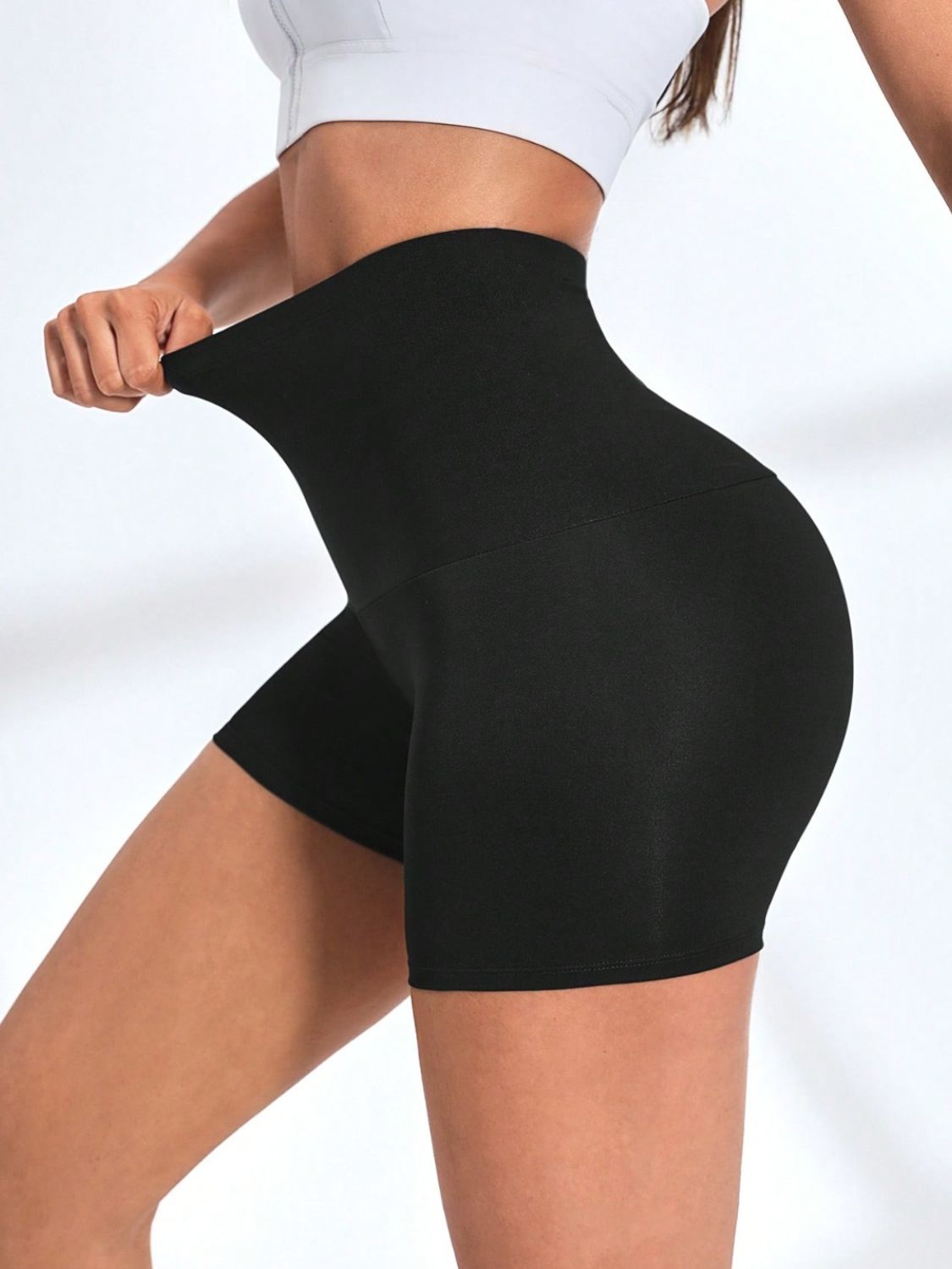 LIZAKOSHT  -  High Waist Active Shorts