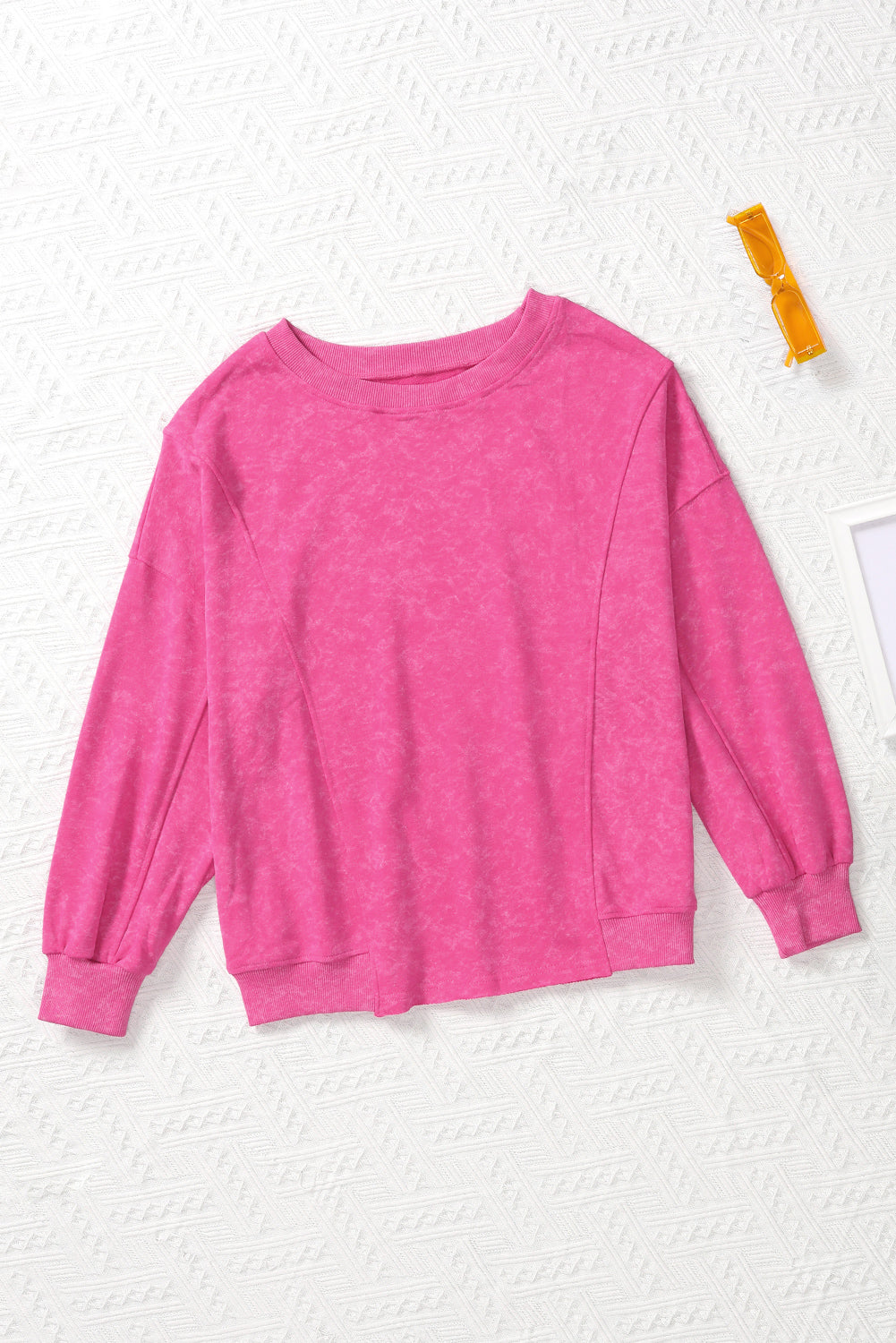 LIZAKOSHT  -  Round Neck Long Sleeve Sweatshirt