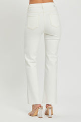 LIZAKOSHT  -  Full Size High Rise Tummy Control Straight Jeans