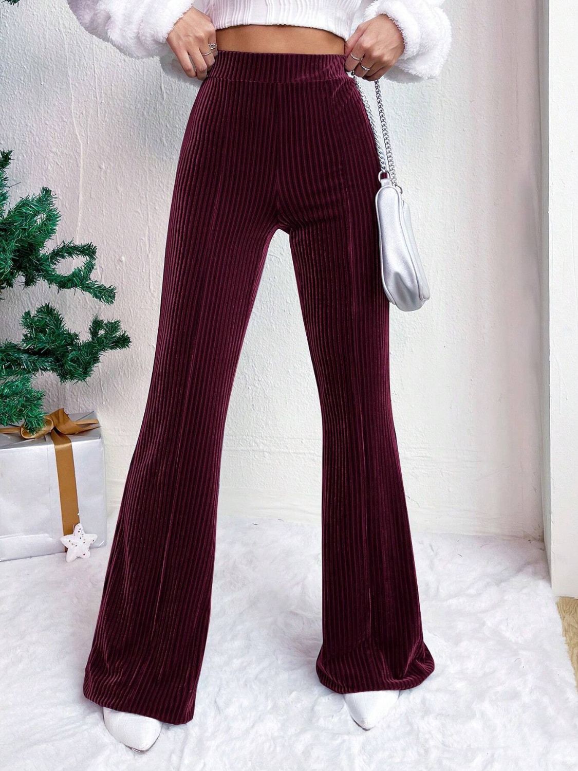 LIZAKOSHT  -  High Waist Flare Pants