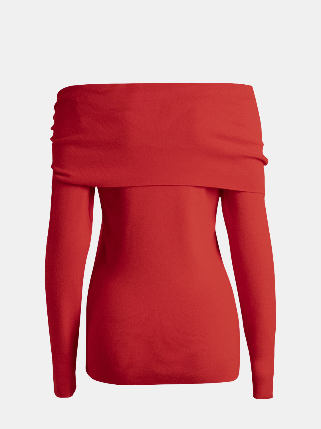 LIZAKOSHT  -  Off-Shoulder Long Sleeve Sweater