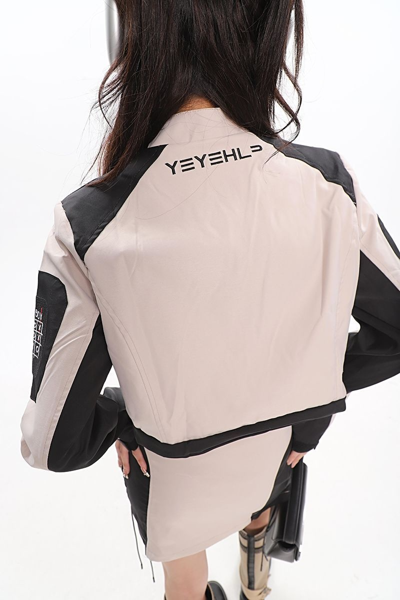 Bomber Woman Varsity Race Car Jacket Vintage street Embroidery Long Sleeves American Baseball Jackets Bombers Y2k Coats