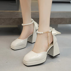 Lizakosht Fashion Pumps Women Shoes High Heels Sandals Luxury Brand New Spring Summer Pu Leather Party Dress Designer Mujer