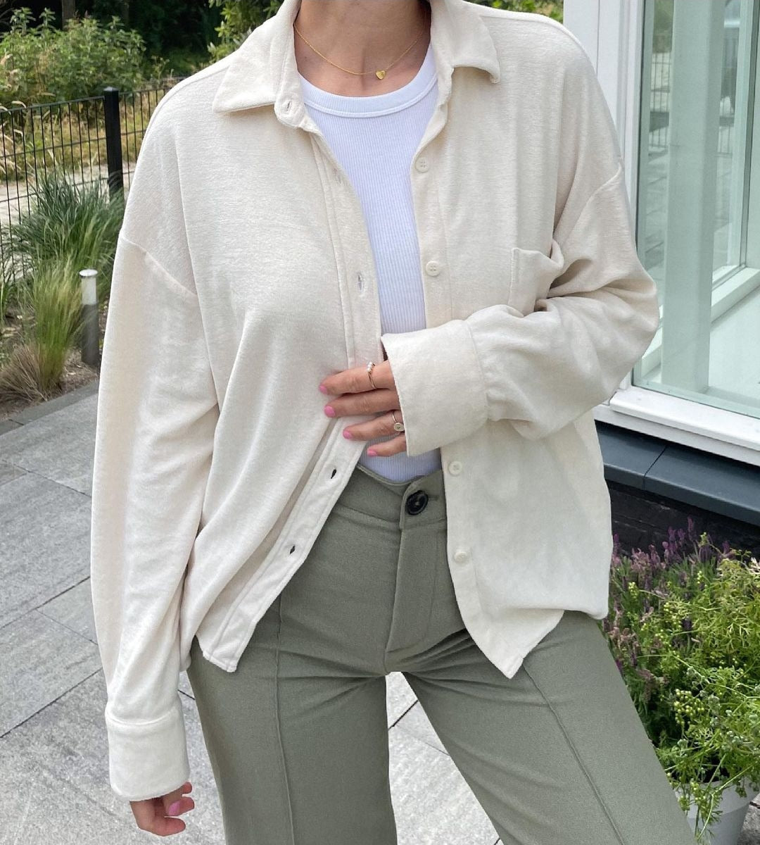 Autumn New Pant Suits Women Long Sleeve Solid Shirt Elastic Waist Wide Leg Pants Set Mujer 2 Piece Set Casual Outfit