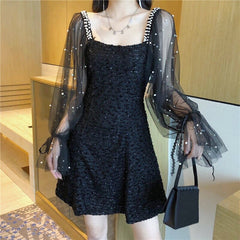Bella Philosophy Wonder Beauty Charming Sweetheart long Sleeve Tulle Short Dresses  Sexy  Party Prom Gowns Vestidos De Gala