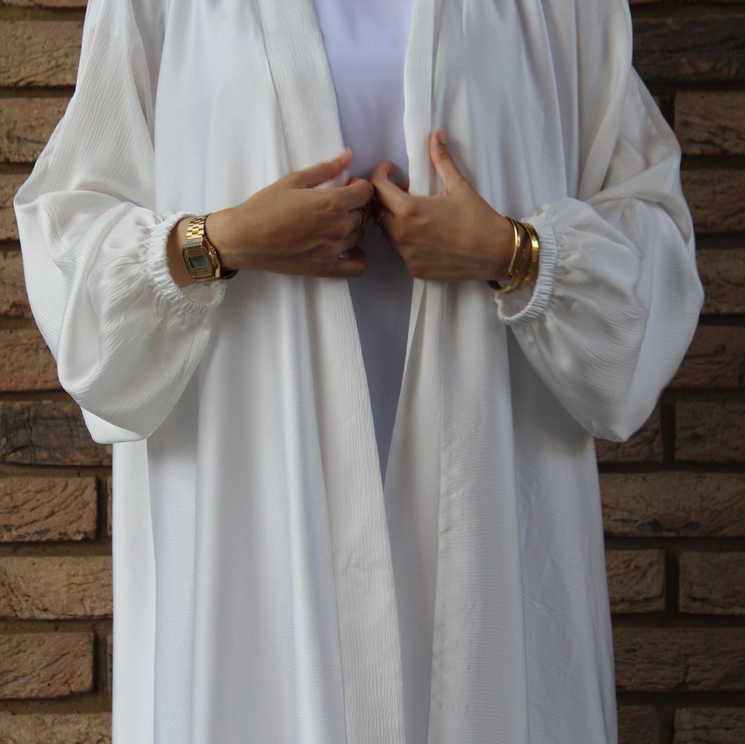 Wepbel Robe Dubai Drawstring Sleeve Dress Abaya Women's Islamic Clothing Hijab Cardigan Islamic Clothing Caftan Kimono Abaya