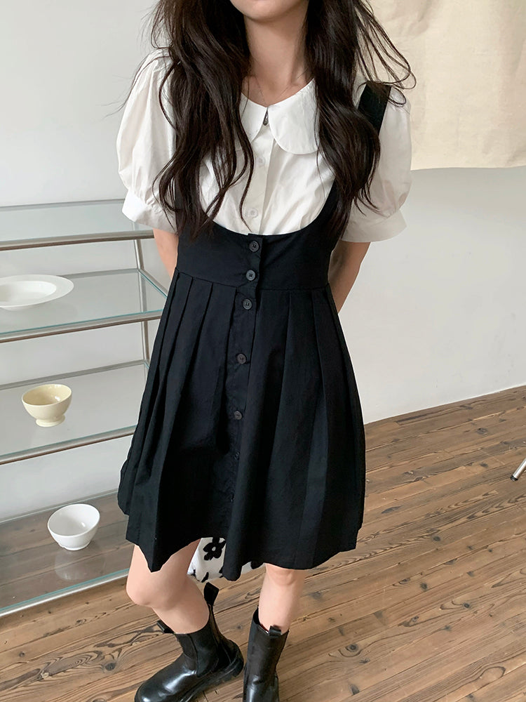 Summer Elegant Dresses Women Casual Short Sleeve Vintage Mini Dress Female Evening Party Dress Kawaii 2 Piece Set Design
