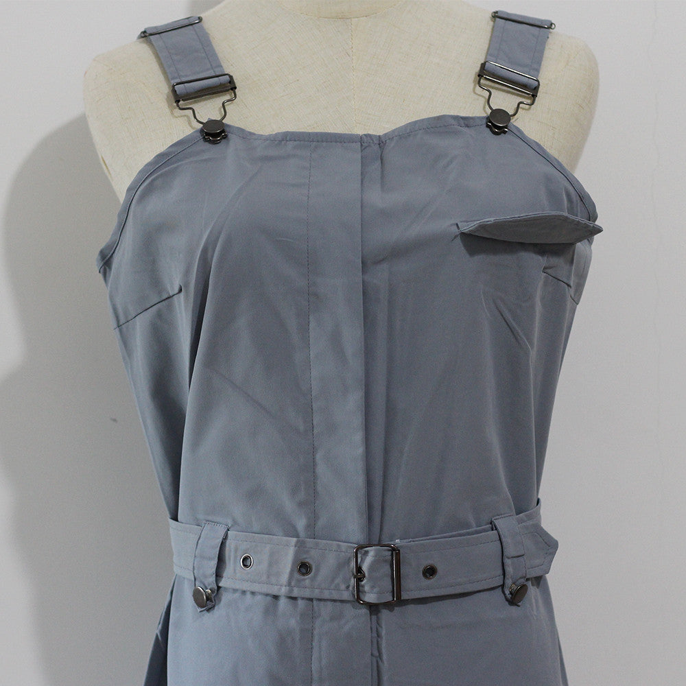 Jumpsuits Women Casual Cargo Playsuit Sleeveless O Neck Jumpsuit With Pocket and Belt Elegant Pencil Pants Loose Overalls