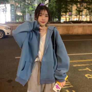 Oversized Hoodie 2021 Thin Hooded Cardigan Sweater Spider Web Hot Diamond Zipper Hoodie  Mens and Womens Diamond Jacket