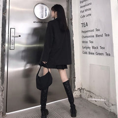 Korean Black Suit Blazers Outerwear Long Sleeve Women Double Breasted Thin Suit Coat 2021 New Casual Office Spring Clothes Women