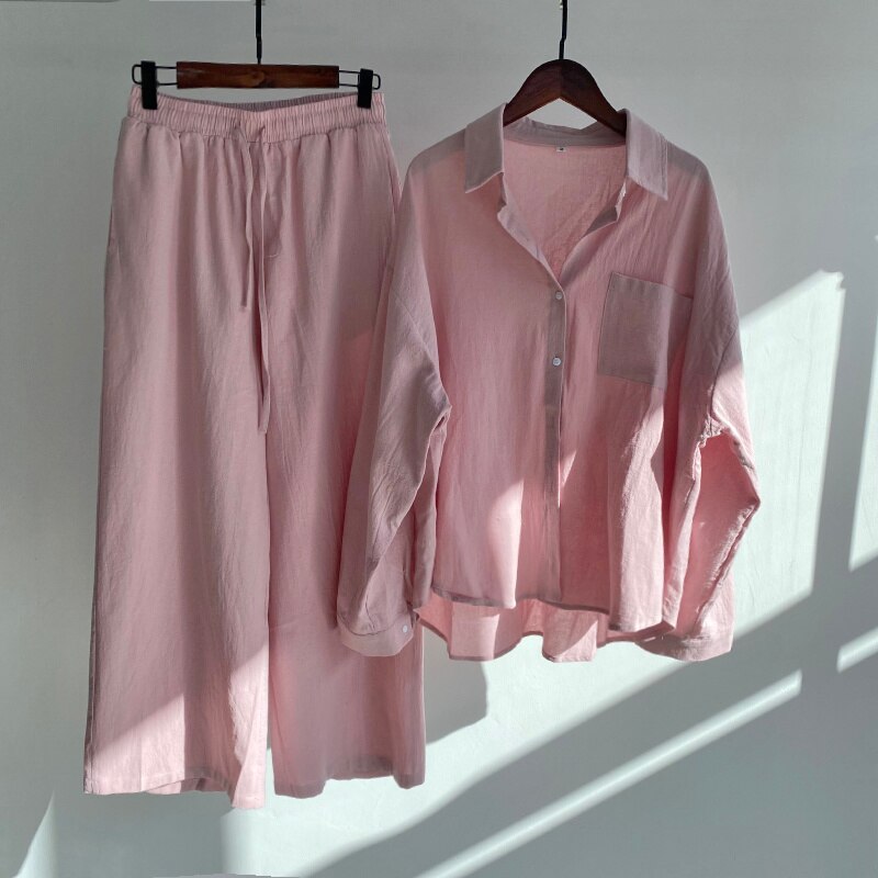 Summer Casual Two-piece Suit 2022 Women's Retro Fashion Shorts Suites Shirt High Waist Loose Bohemian Shorts Women's Suit Top