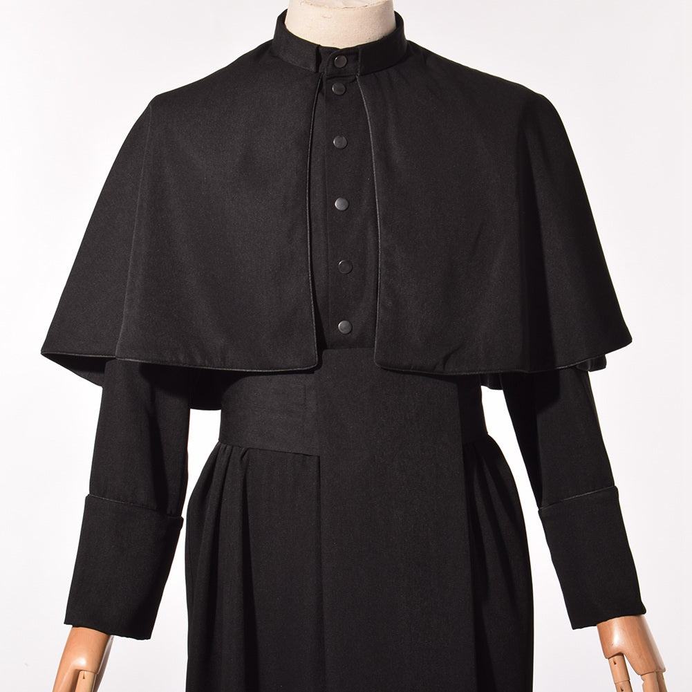 Clergy Men Cassock Priest Costume Bishop Roman Catholic Church Soutane Pope Pastor Father Mass Missionary Robes Outfit