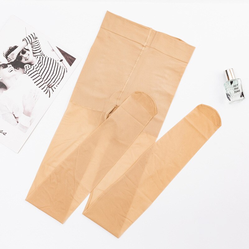 Stockings Women's Spring And Summer 10D Dolphin Socks, any cut Stockings Without Hooks Plus Size Velvet Bare Leg Socks Artifact