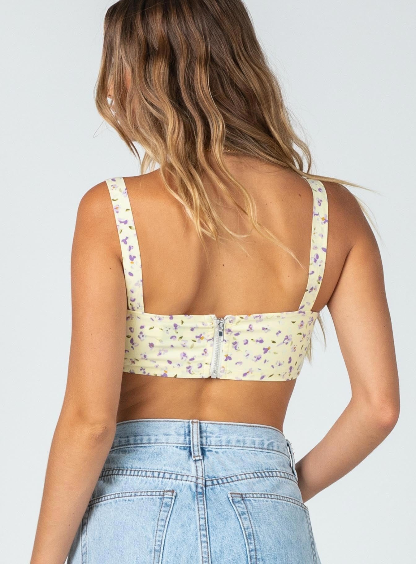 Lizakosht  High Quality Elegant Sexy V-neck Crop Tops Summer Floral Women's Corset Top  Club Party Tee Shirts Mujer