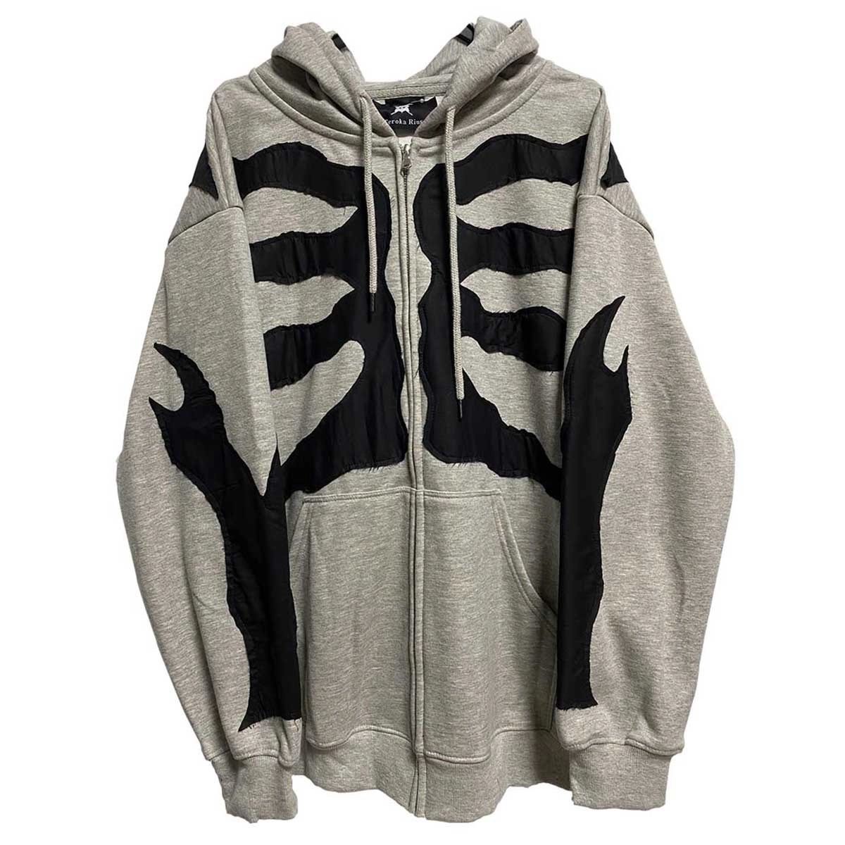 New Gothic Hoodies Women Clothes Fashion Vintage Ins Irregular Printing Long Sleeve Clothes for Teens Sweatshirt