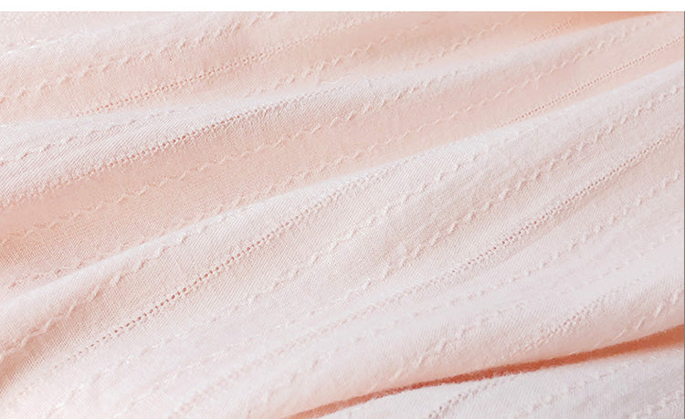 Summer Women‘s Cotton Pink Princess Sleepshirts Vintage Ladies Girls Lace Nightgowns Nightdress Cute Home Lounge Sleepwear