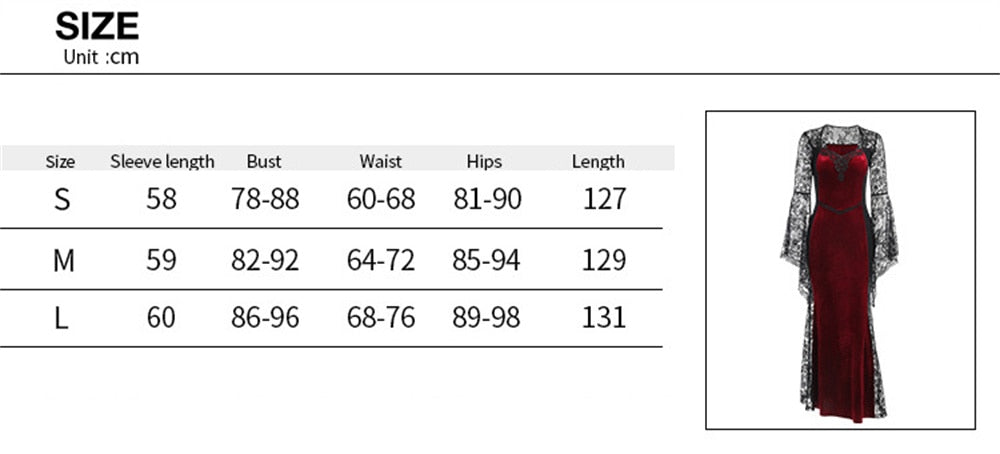 Gothic Dark Mesh Midi Dress Women Victorian Costume Velvet Robe Renaissance Witch Medieval Dresses Cosplay Wizard Halloween Y2k