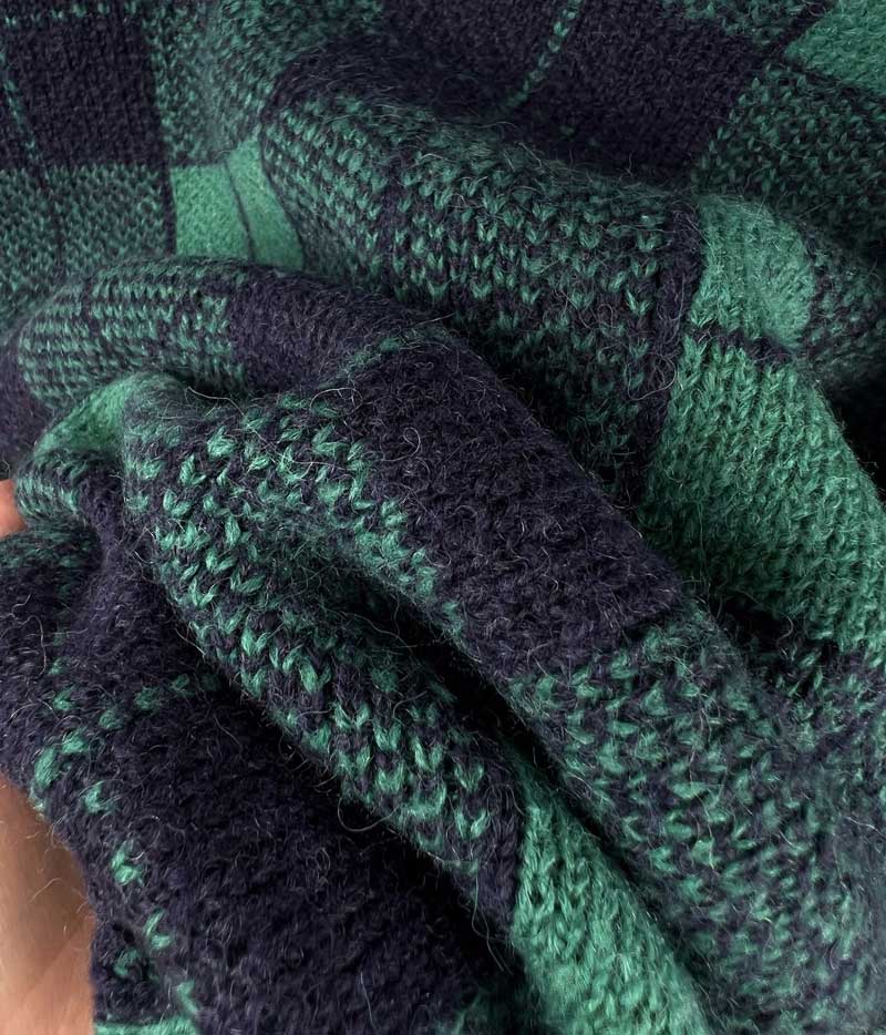 Lizakosht  green plaid  long cardigan women warm V-Neck Long Sleeve sweater women autumn winter women tops new sweater