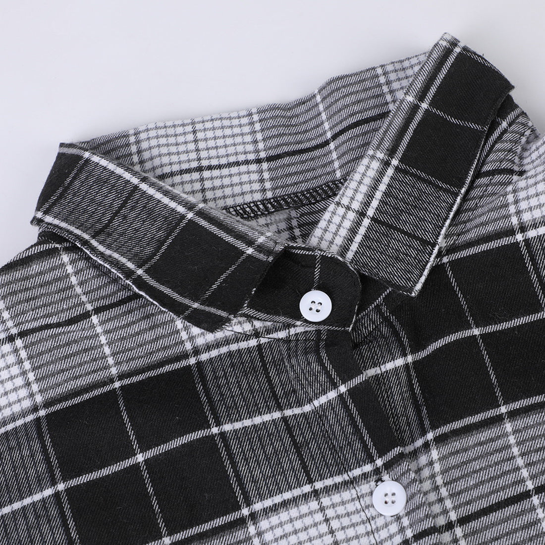 Women Vintage Warm Shirt Jacket Autumn Winter Plaid Long Shirt Jacekt Casual Loose Buttons Pockets Turn down Shirt Coat