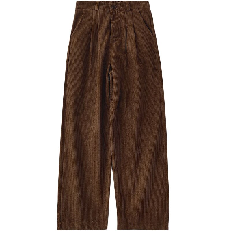 Streetwear Corduroy Pants Women Spring Summer 2022 New Korean Loose Retro Pants Wide Leg Pants Woman Baggy Casual Pants