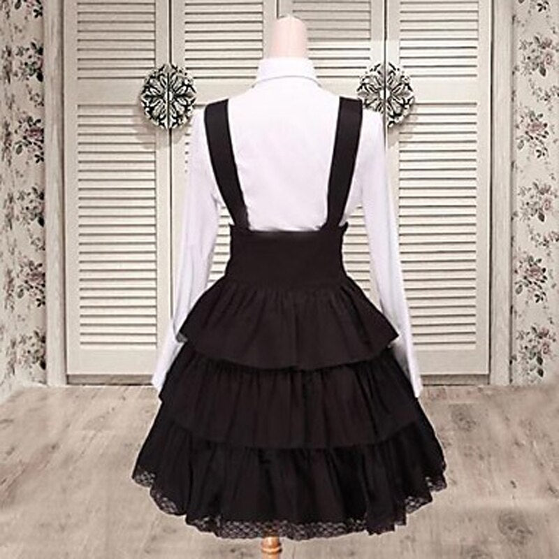 Gothic Dress Women Halloween Cosplay Costume Anime Outfit Cute Birthday Gift Kawaii Clothes Vintage Long Sleeve Party Dresses