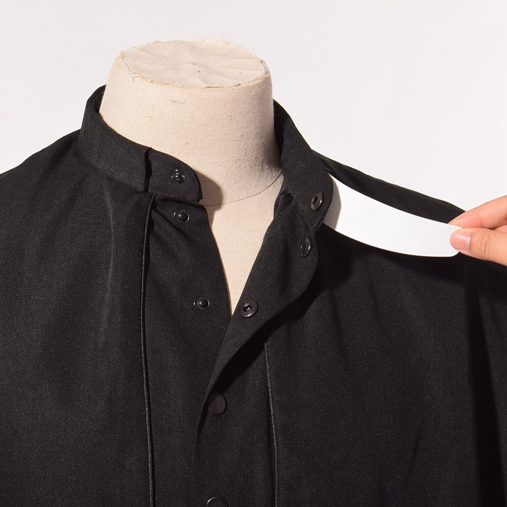 Clergy Men Cassock Priest Costume Bishop Roman Catholic Church Soutane Pope Pastor Father Mass Missionary Robes Outfit
