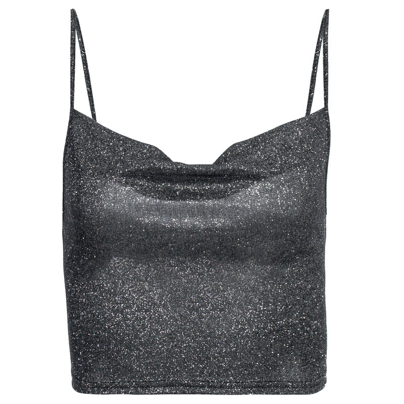 Halter Crop top t shirt Cropped Sexy Backless Sleeveless Tank tops for women Spring Autumn Woman clothes Ropa mujer Vetement