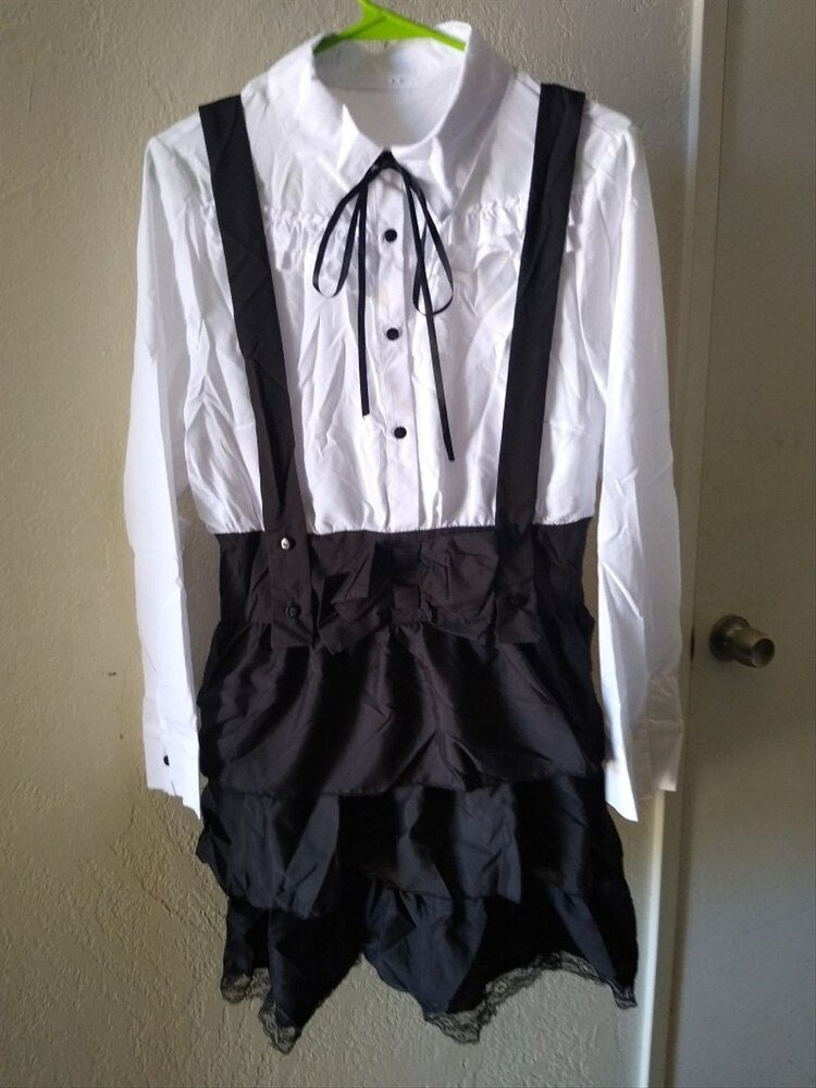 Gothic Dress Women Halloween Cosplay Costume Anime Outfit Cute Birthday Gift Kawaii Clothes Vintage Long Sleeve Party Dresses