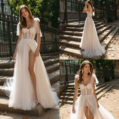 Grosfairy 2021 Women Wedding Party Slit Dress New Arrival Casual Brand Fashion Sexy Backless Sling Touching Chest Illusion Robe