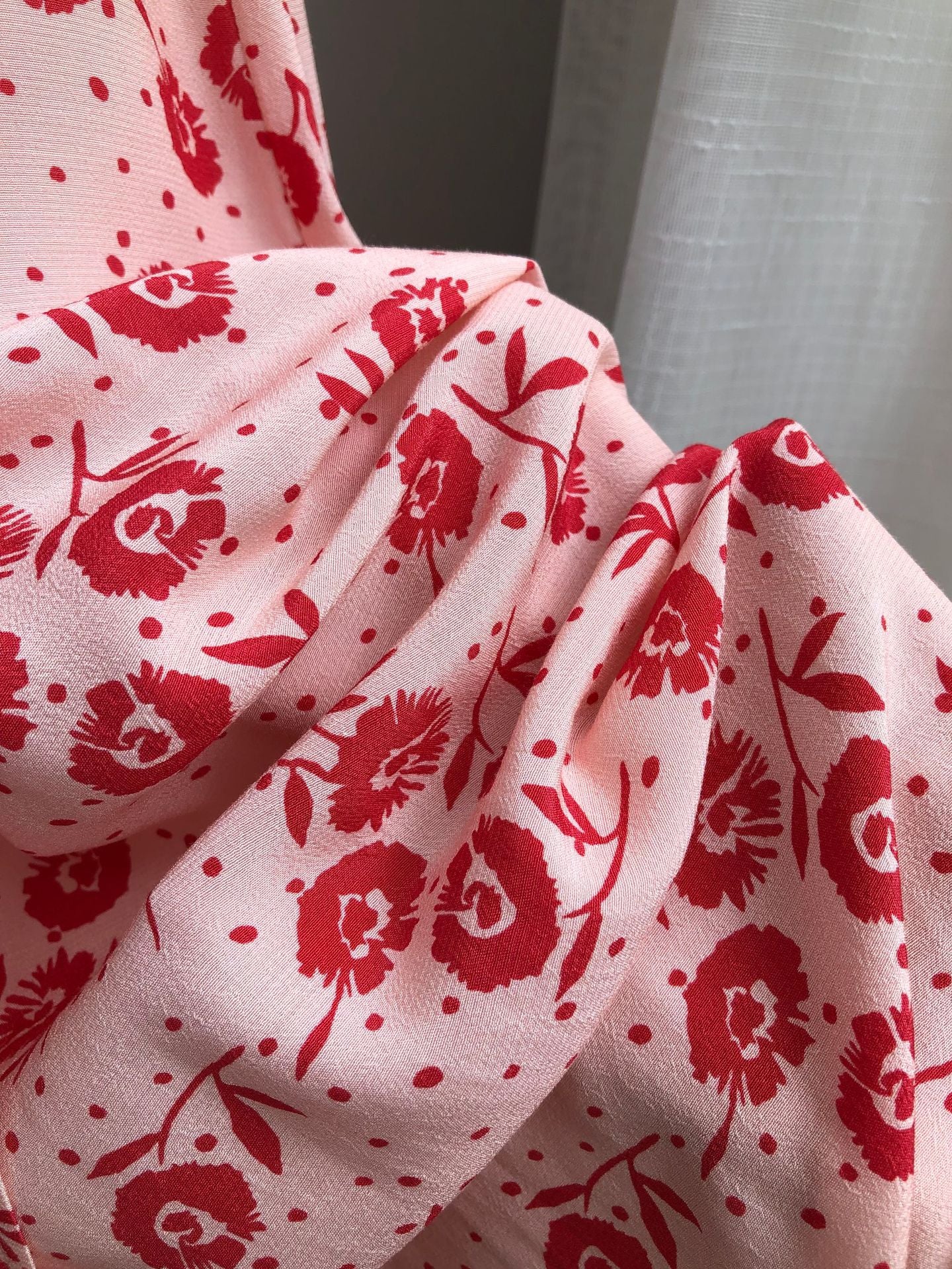 Lizakosht Women Dress New Vintage Floral printing Waist Wrap tea midi dress Long One-Piece Dress