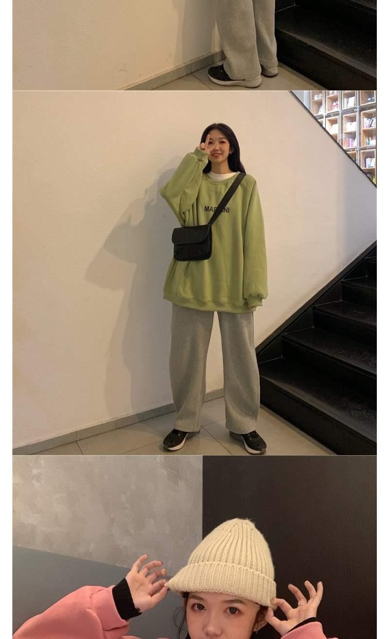 Hoodies Women Chic Letter High Street All-match Simple Unisex Couples Oversized Sweatshirt Thicker Soft Fall Basic Lady Clothing
