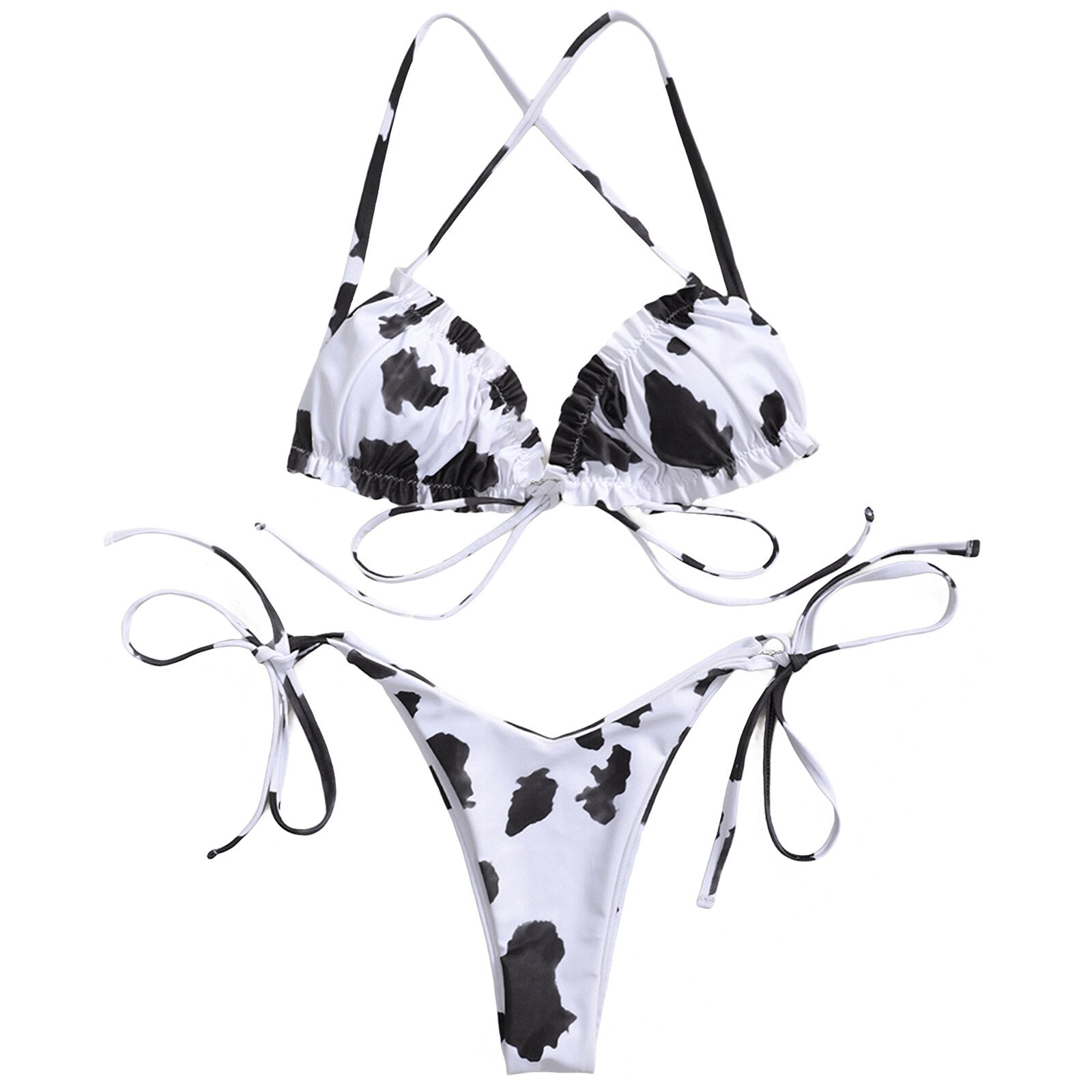 Pink Floral Swimwear Women Bikini Set Push-up Bathing Suit Swimwear Beachwear Swimsuit Biquinis Feminino  brazilian bikini