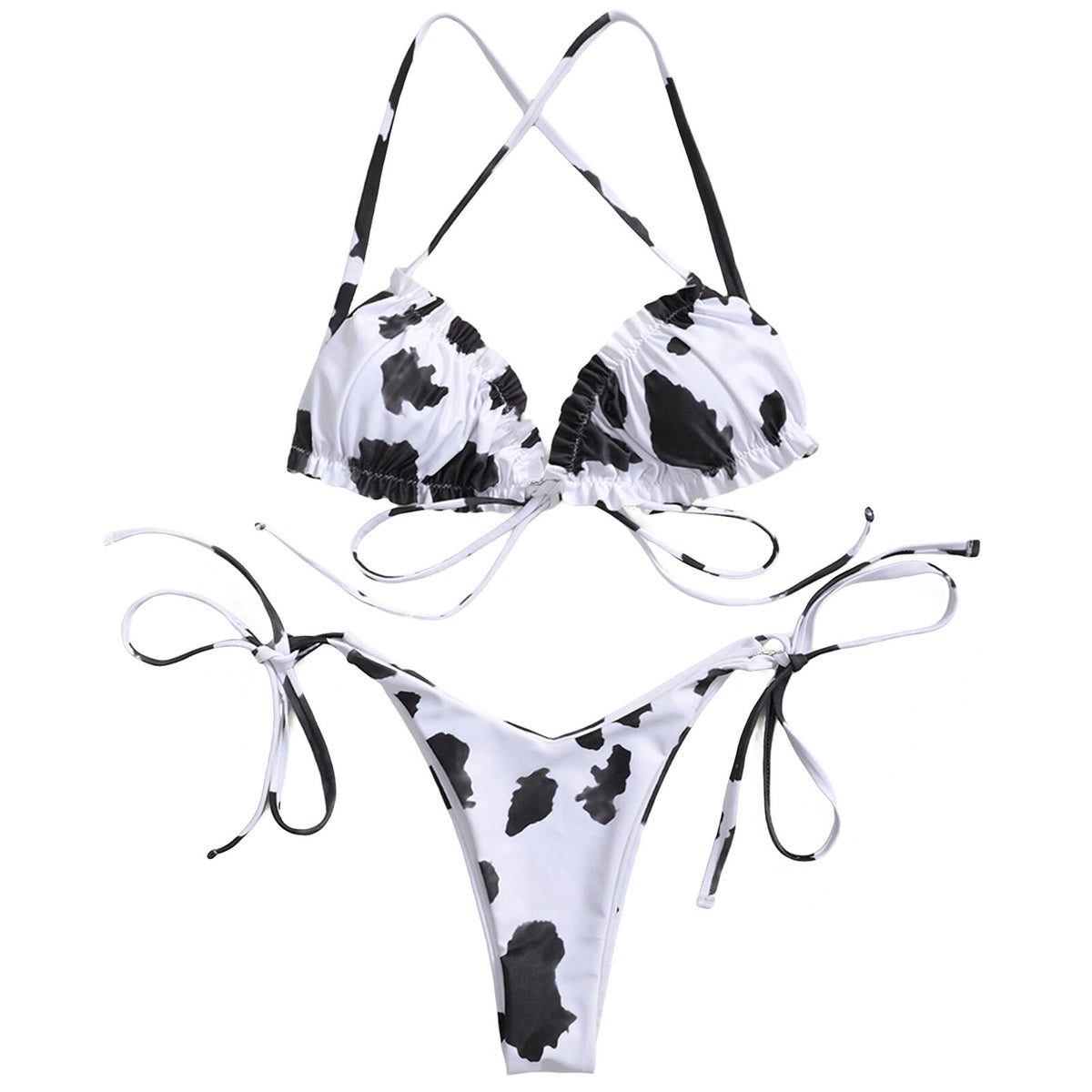 Pink Floral Swimwear Women Bikini Set Push-up Bathing Suit Swimwear Beachwear Swimsuit Biquinis Feminino  brazilian bikini