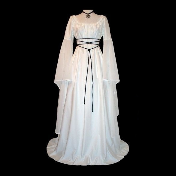 Medieval Renaissance Court Cosplay Viking Gothic Halloween Costume Women Dress Bandage Slim Retro Irregular Vintage Vestido