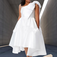 Women Summer Dress Sexy Bodycon Dress 2021one Shoulder Plus Size Dress 3XL Elegant Prom Wedding Evening Party Dress