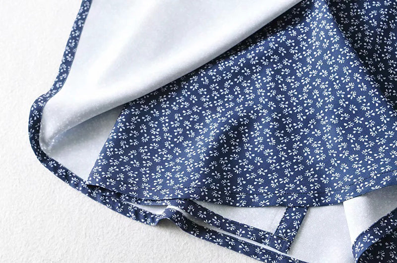 Lizakosht  Grunge 90s Streetwear Mini Skirts High Waist Flower Print Bow Bandage Aline Skirt Vintage Fashion Women Slim Clothes