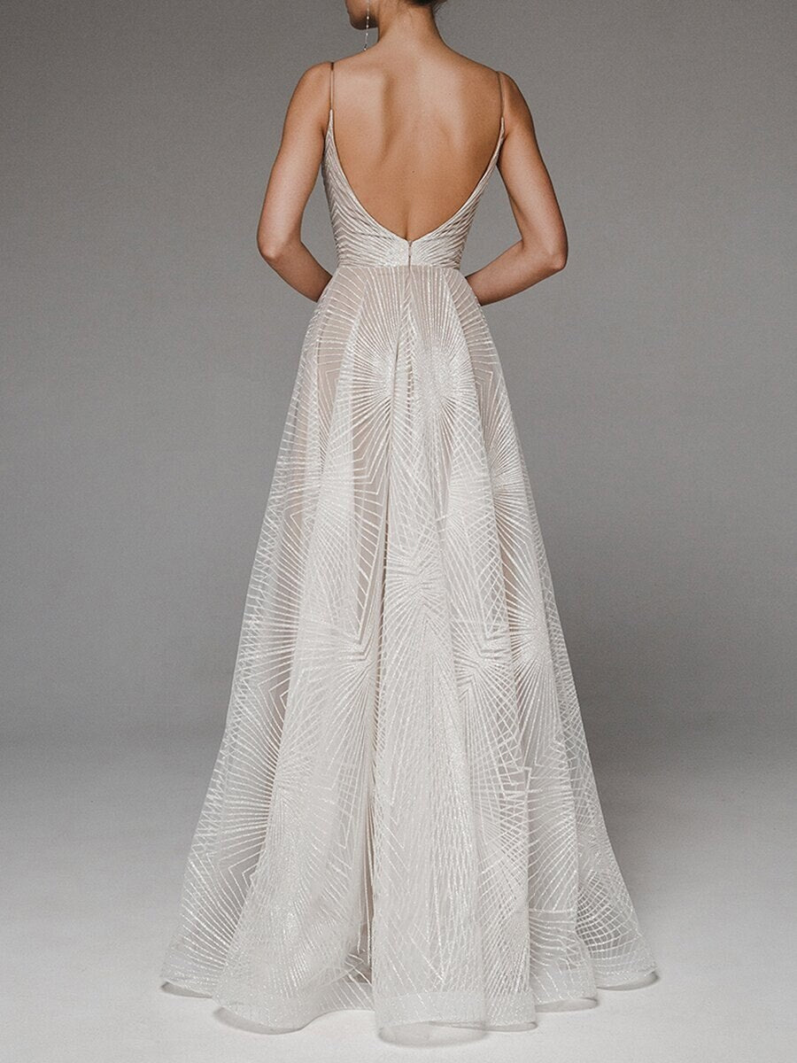 Lizakosht Sleeveless Maxi Dress Big Swing Sexy Strap Dress Women High Waist Backless Embroidered Evening Party Sexy Dress Gown