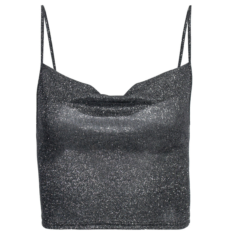 Halter Crop top t shirt Cropped Sexy Backless Sleeveless Tank tops for women Spring Autumn Woman clothes Ropa mujer Vetement