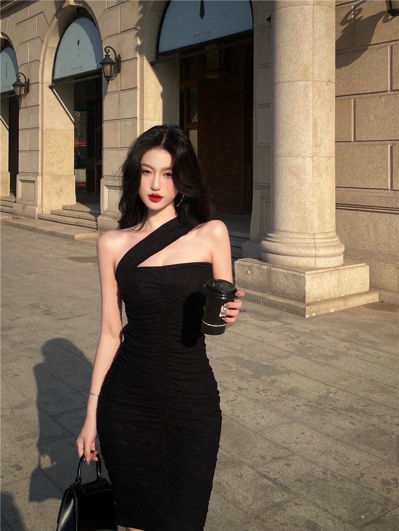 Summer Bodycon Sexy Party Mini Dresses Women Backless Beach Boho Evening Elegant Dress Black Designer Casual Korea Clothing 2022