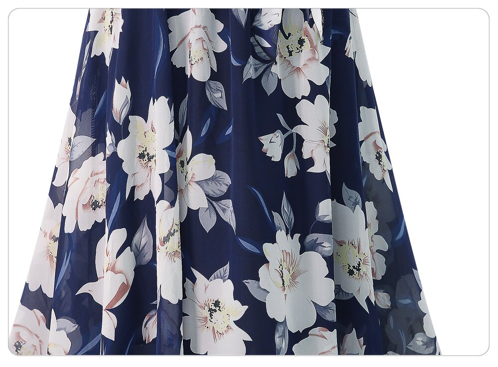 Spring Summer Newest Women Chiffon Skirts Printing Floral A line High Waist Bow Lace Up Belt Y2K Ladies Midi Long Skirt