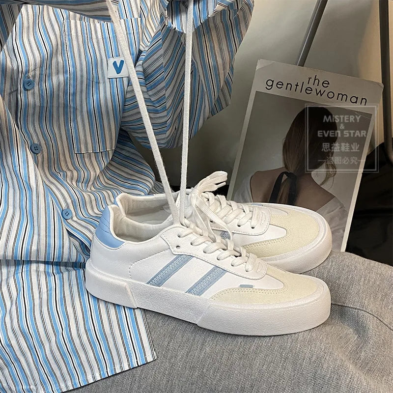 Lizakosht Luxury New Retro Shoes for Women Sneakers Fashion Classic Low Cut Lace-up Plus Size 35-44 All-match Designer Sneakers Women