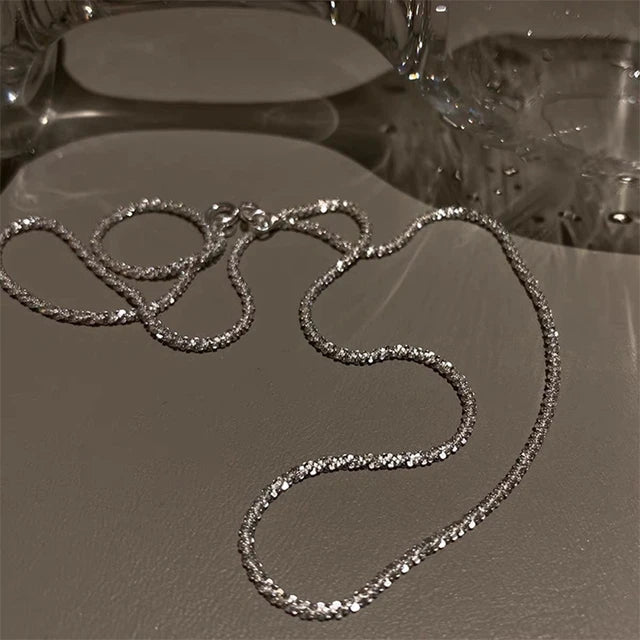 Lizakosht Japan Elegant Freshwater Pearl Choker For Women Girls Fashion Sqaure Crystal Wedding Necklace Jewelry Colares