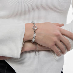 Lizakosht Korean Titanium Steel Trendy Opal Star Light Beads Bracelet Unisex Fashion Bangles Party Jewelry Gifts
