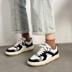 Lizakosht New Flashion Women's Shoes Training Retro Spring Autumn New Thick-soled Students Casual All-match Niche Sports Trend Sneakers